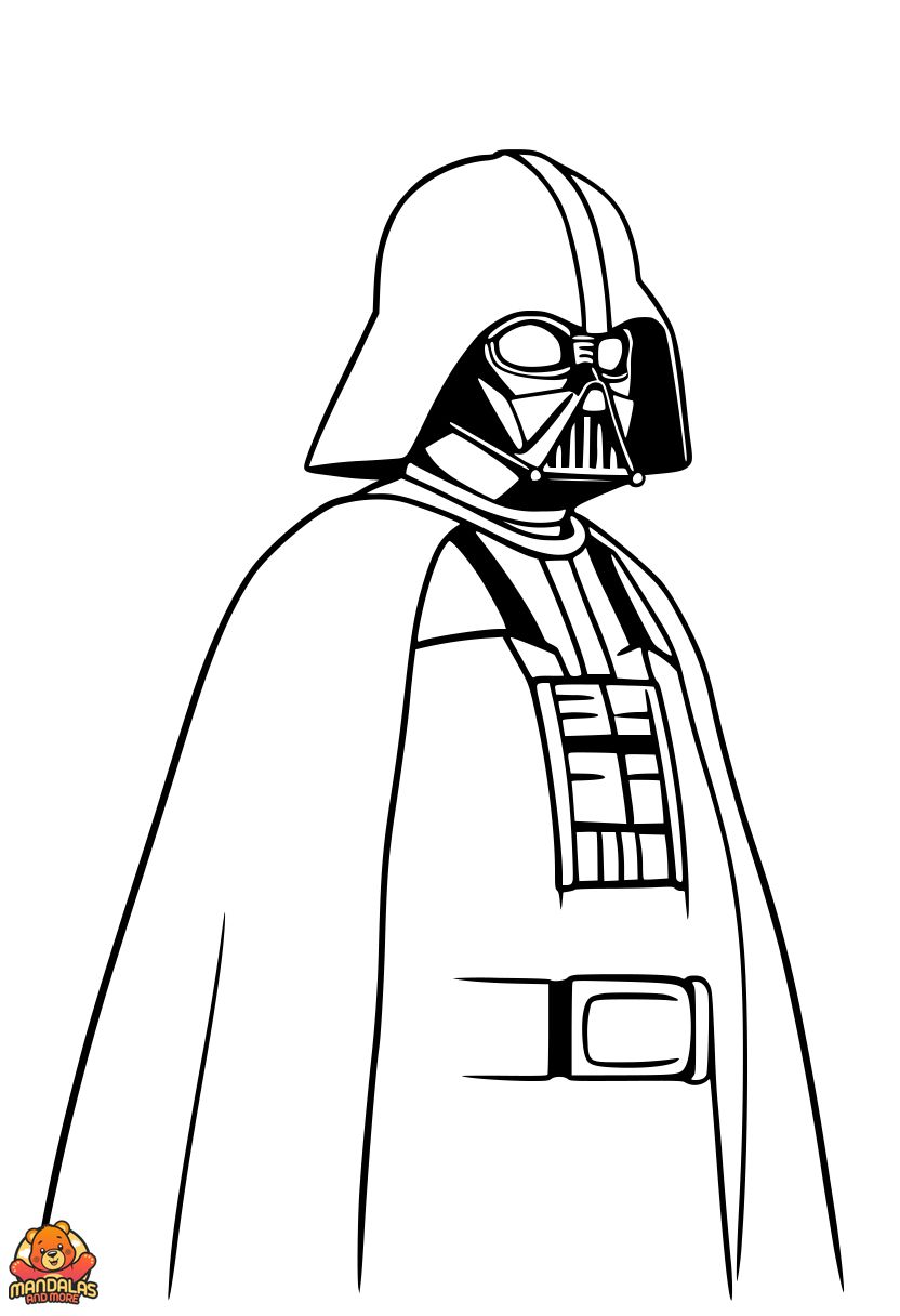 Free Darth Vader Coloring Page Printable