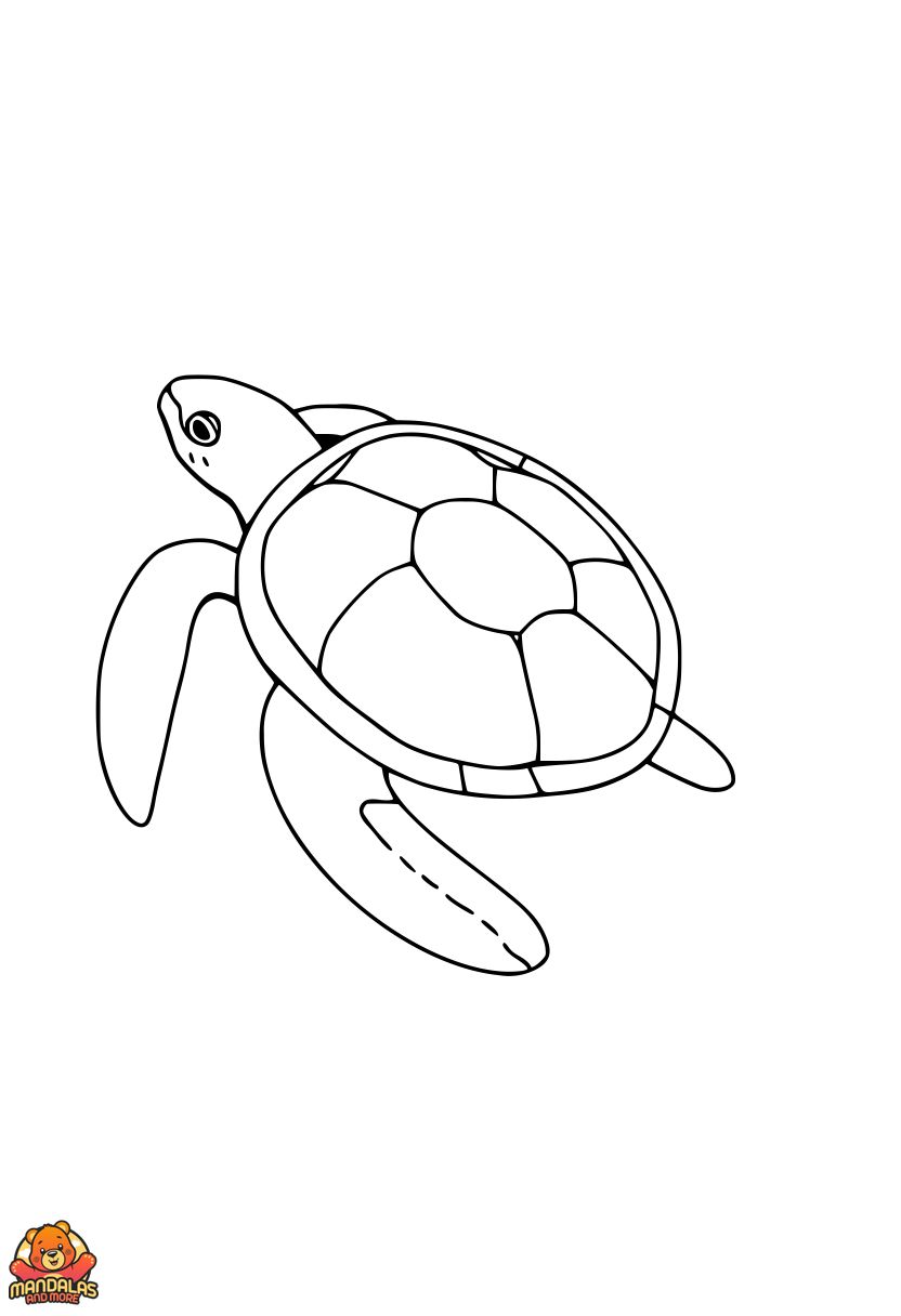 Free Sea Turtle Coloring Page - Printable Fun