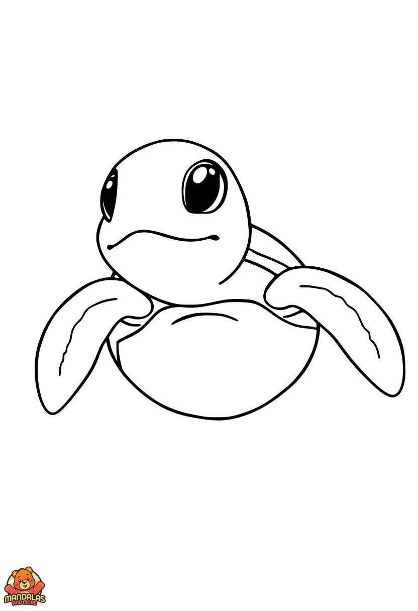 Free Sea Turtle Coloring Page for Kids