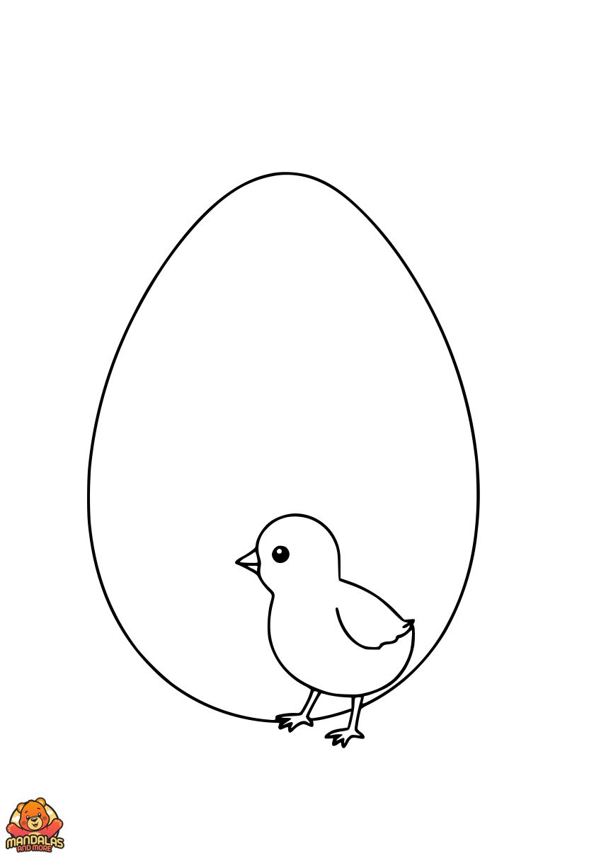 Free Printable Chickens Coloring Page for Kids